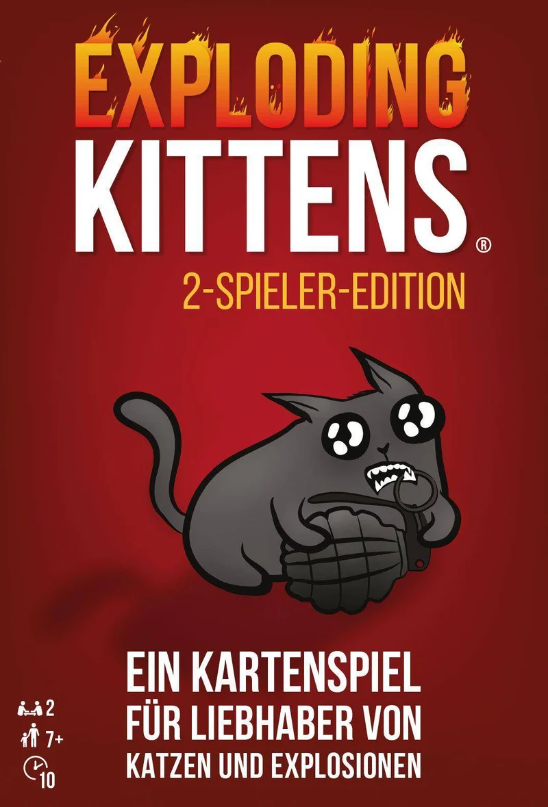 Exploding Kittens: 2-Spieler-Edition