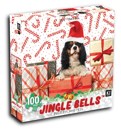 Jingle Time - Puppy with Presents (100pcs)