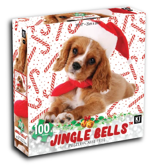 Jingle Time - Puppy with Scarf (100pcs)