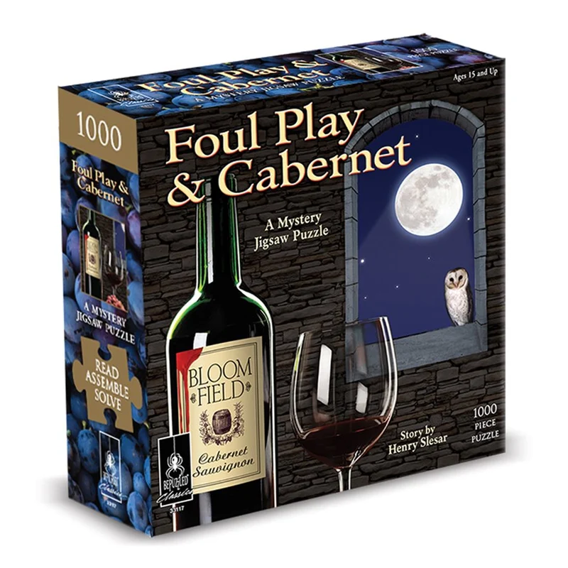 Classic Murder Mystery Puzzle - Foul Play & Cabernet
