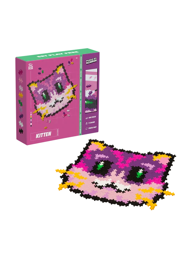 Puzzle-by-Number - Kitten (500pcs)