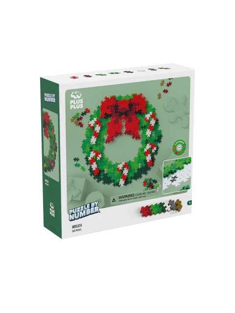 Puzzle-by-Number - Holiday Wreath (500pcs)