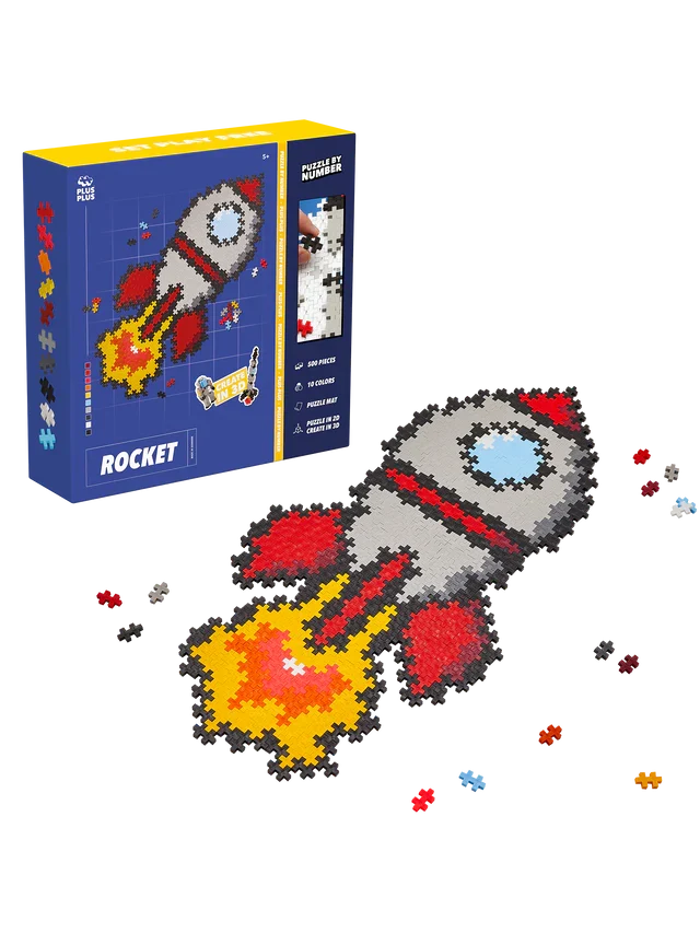 Puzzle-by-Number - Rocket (500pcs)