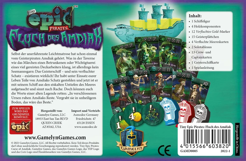 Tiny Epic Pirates: Fluch des Amdiak [Erw.]
