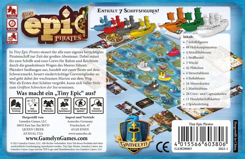 Tiny Epic Pirates DE