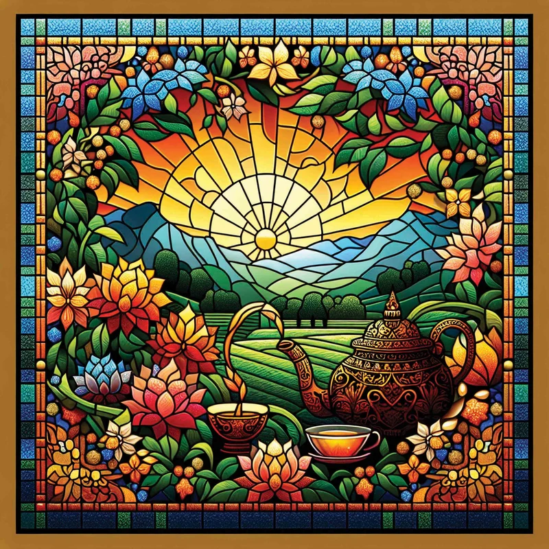 Stained Glass - Tea at Sunrise (Translucent) (300pcs)