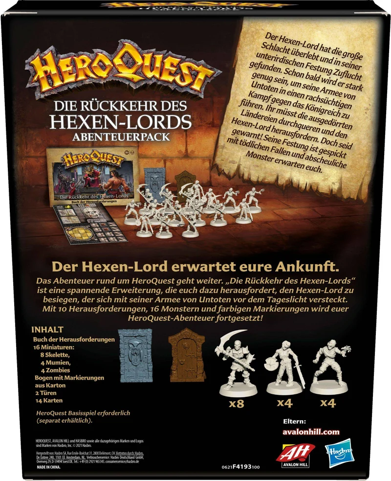 HeroQuest: Die Rückkehr des Hexen-Lords [Erw.]