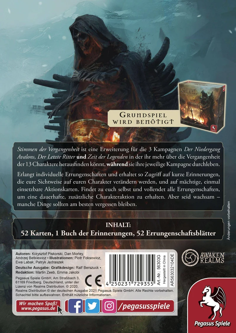 Tainted Grail: Stimmen der Vergangenheit [Erweiterung]