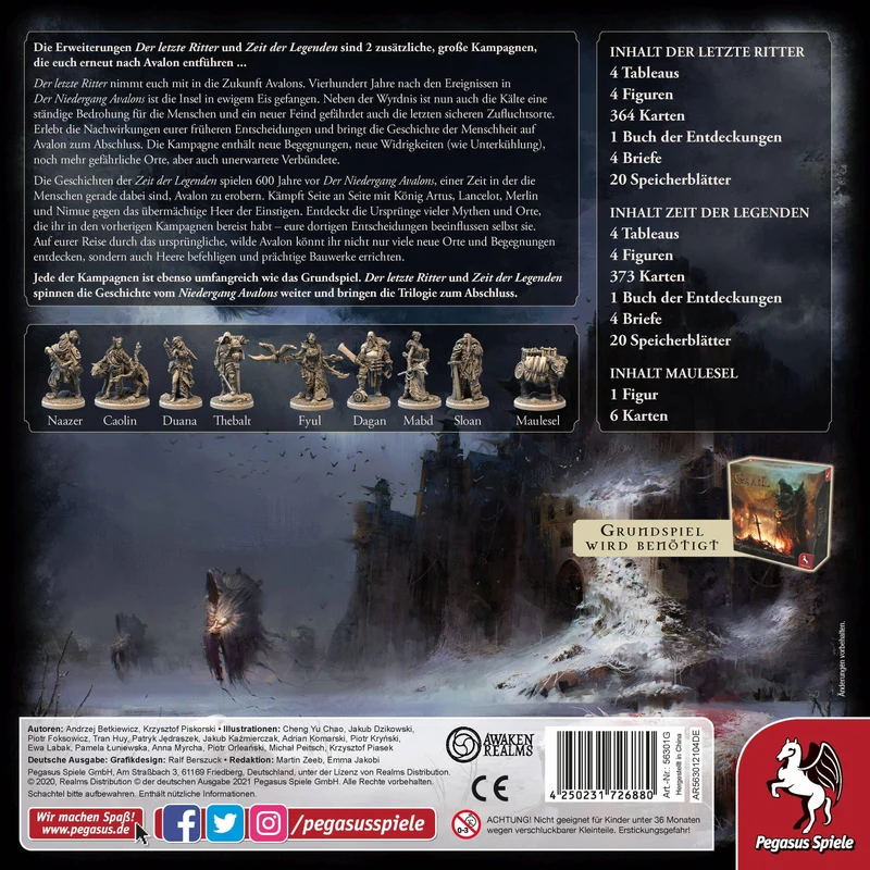 Tainted Grail: Der letzte Ritter & Zeit der Legenden [Erw.]