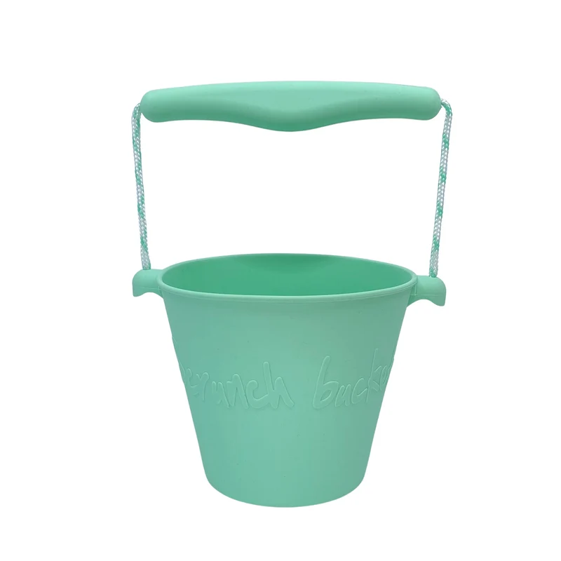 Zusammenklappbarer Eimer für Wasser und Sand – Mint