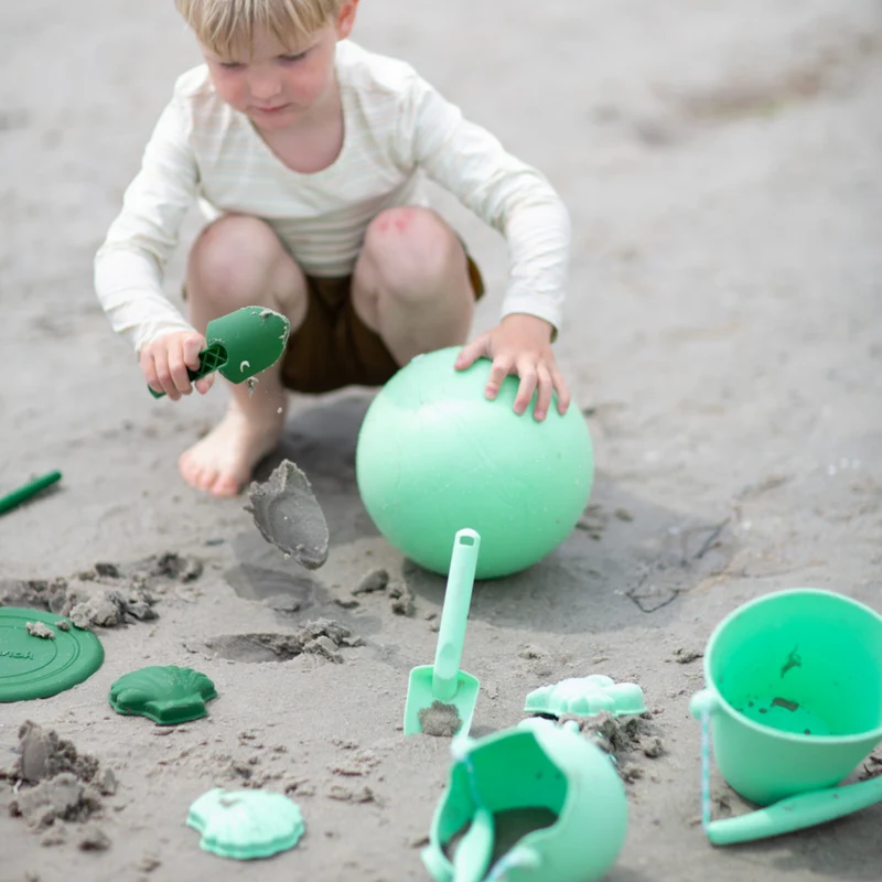 Zusammenklappbarer Eimer für Wasser und Sand – Mint