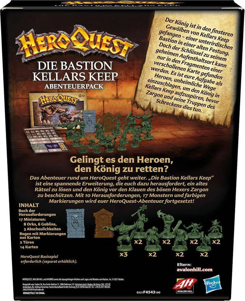 HeroQuest: Die Bastion Kellars Keep [Erw.]
