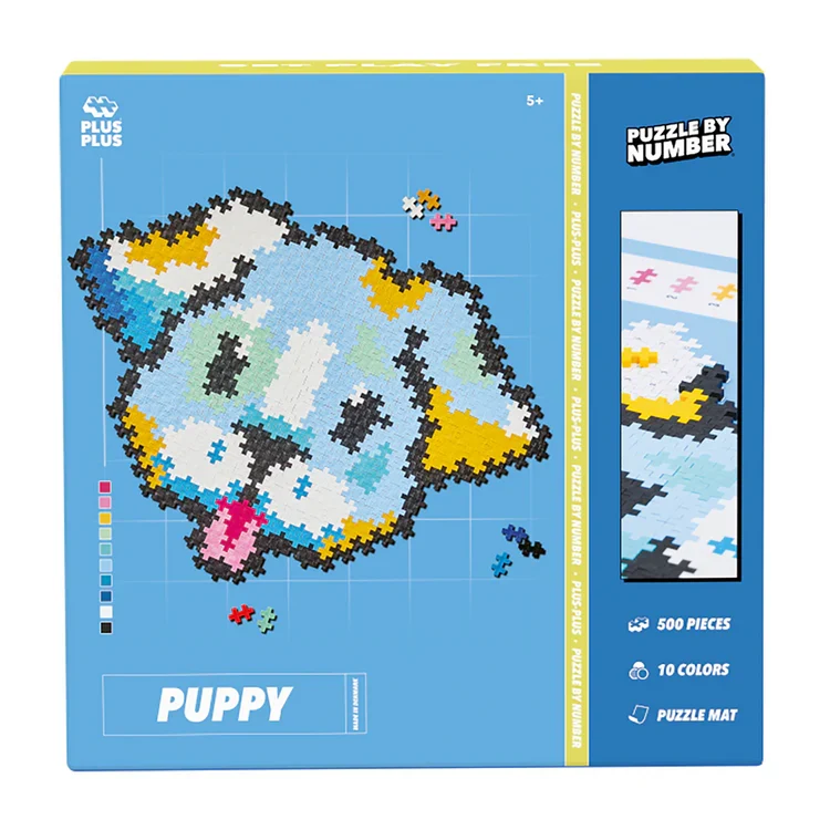 Puzzle-by-Number - Puppy (500pcs)