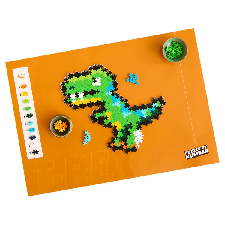 Puzzle-by-Number - T-Rex (250pcs)