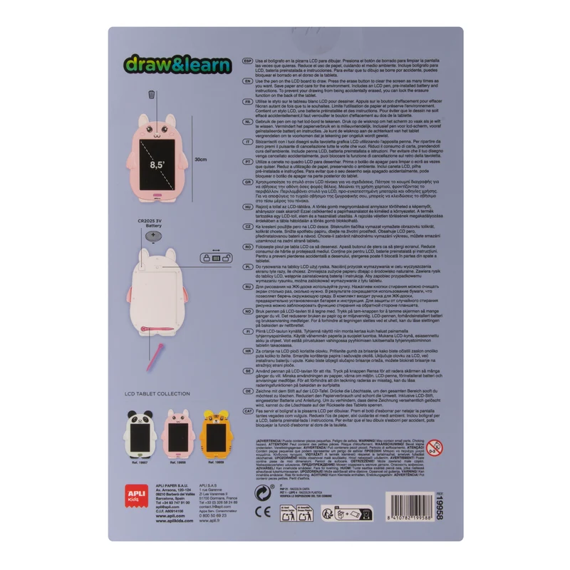Magisches LCD-Zeichentablett – Hase
