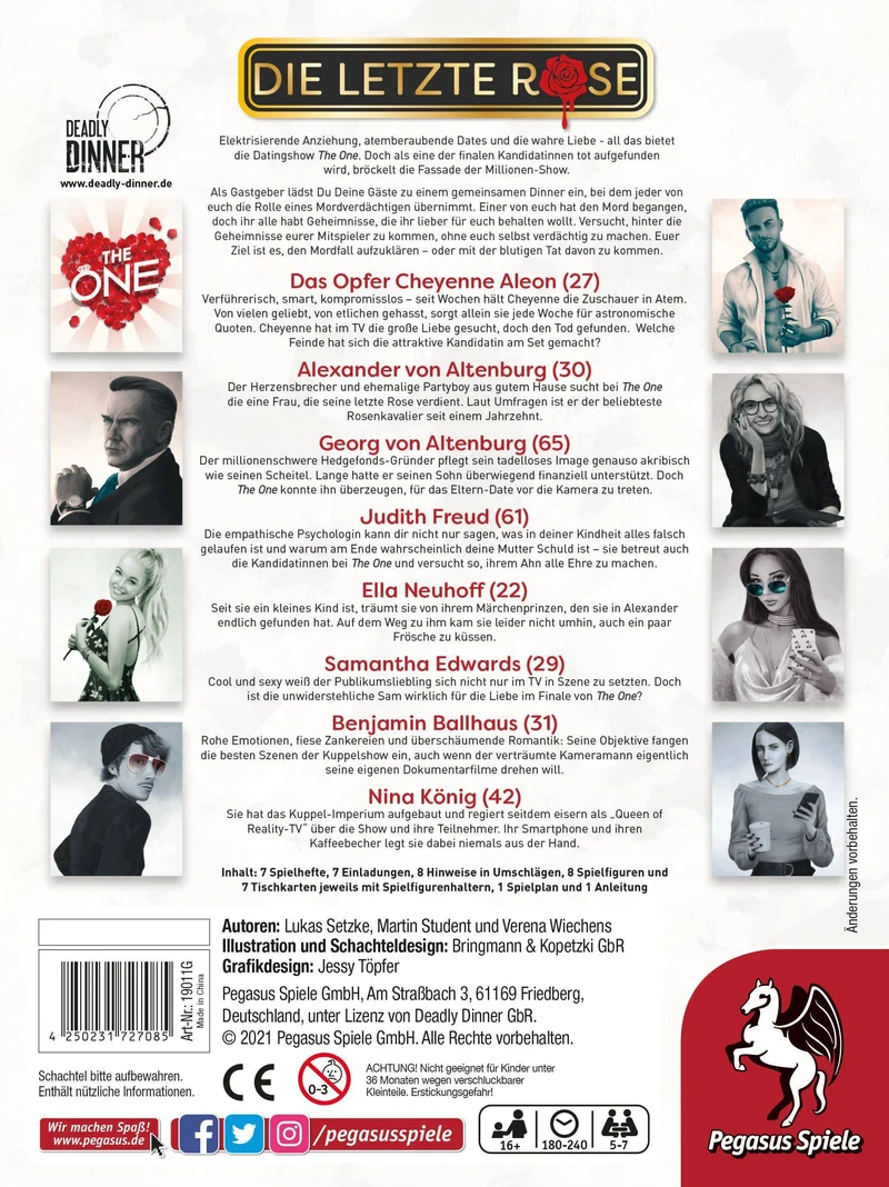 Deadly Dinner - Die letzte Rose