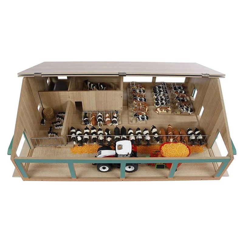Kuhstall aus Holz