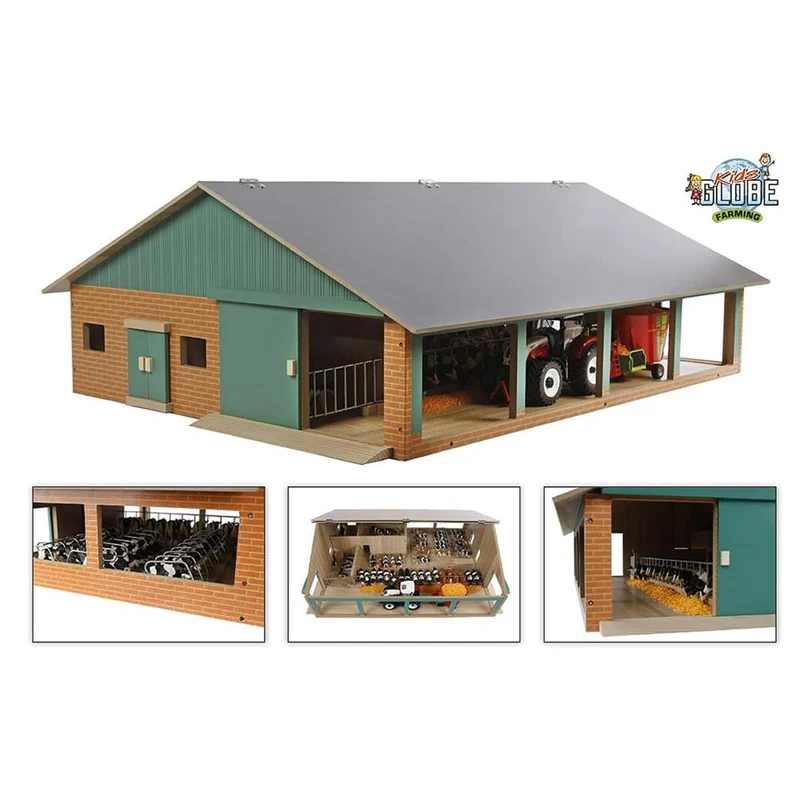 Kuhstall aus Holz
