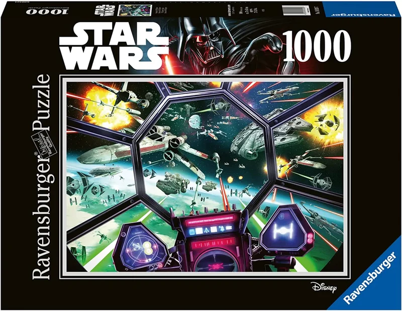 PFG Ravensburger Star Wars: TIE Fighter Cockpit (1000pcs) (Usage/Used - PUZZLES FOR GOOD)