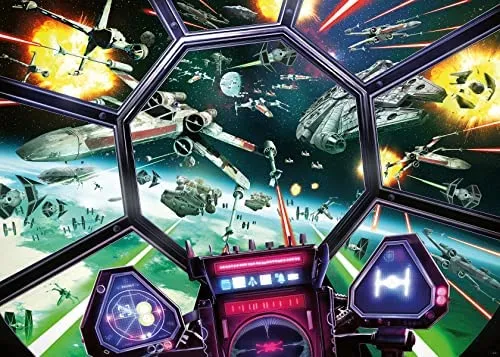 PFG Ravensburger Star Wars: TIE Fighter Cockpit (1000pcs) (Usage/Used - PUZZLES FOR GOOD)