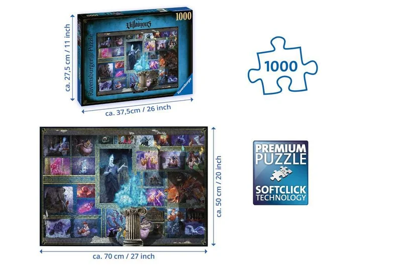 PFG Ravensburger Disney Villainous: Hades (1000pcs) (Usage/Used - PUZZLES FOR GOOD)