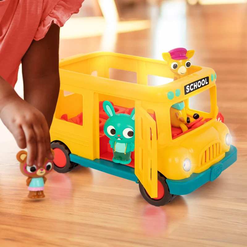 Musikalischer Schulbus mit fröhlichen Passagieren – Bonnie's School Bus