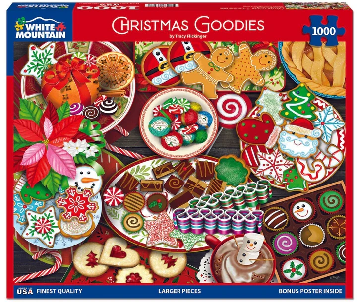 DMG Christmas Goodies, Tracy Flickinger (1000pcs) (DAMAGED BOX)