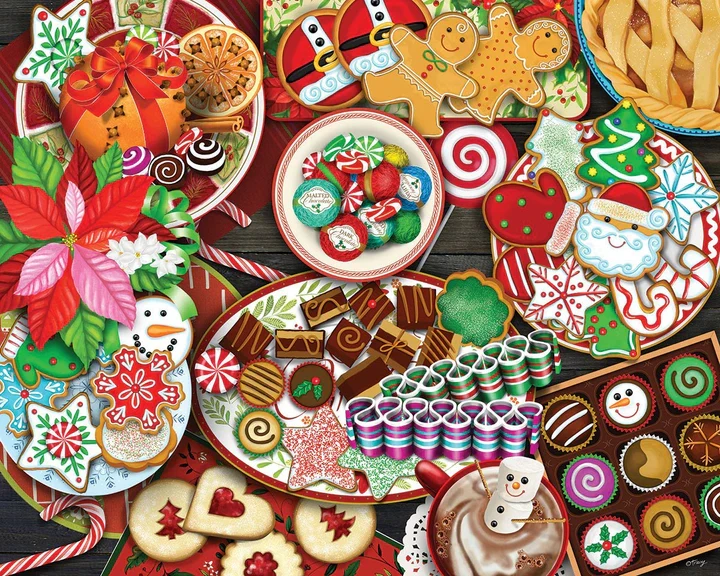 DMG Christmas Goodies, Tracy Flickinger (1000pcs) (DAMAGED BOX)