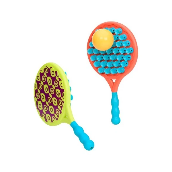 Set mit doppelseitigen Schlägern und Ball – Beach Boppers