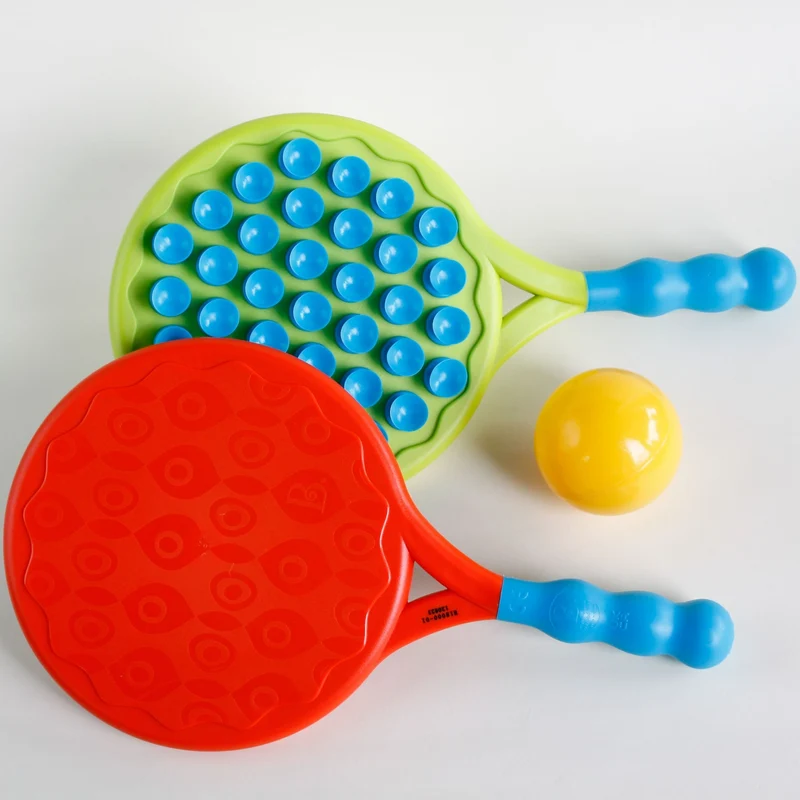 Set mit doppelseitigen Schlägern und Ball – Beach Boppers