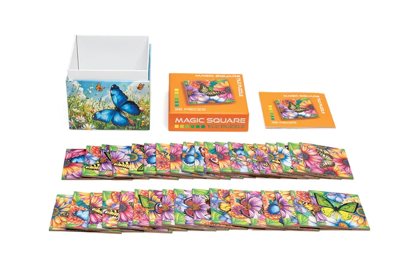 Magic Square Puzzle - Butterflies (36pcs)