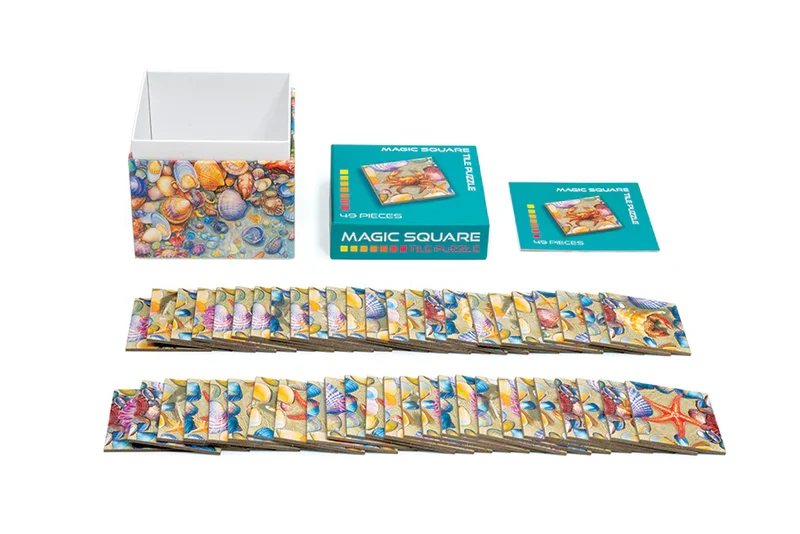 Magic Square Puzzle - Tidal Pool (49 tiles)