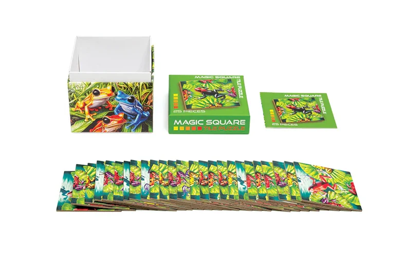 Magic Square Puzzle - FROGS (25 tiles)