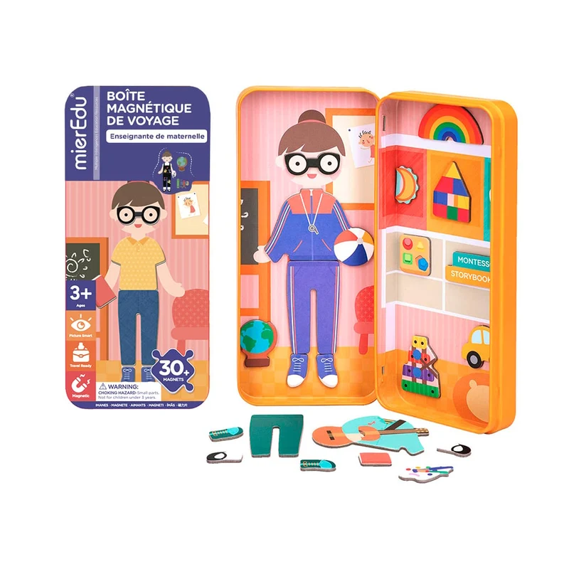 Magnetic Travel Tin - Preschool Teacher / Enseignante de maternelle