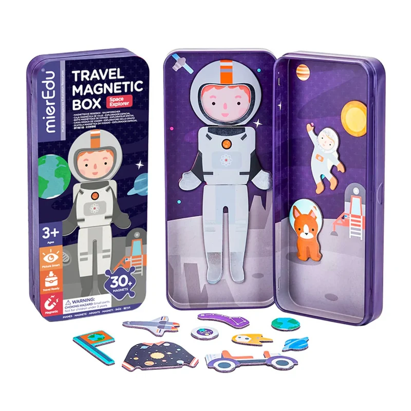 Magnetic Travel Tin - Space Explorer / Explorateur Spatial