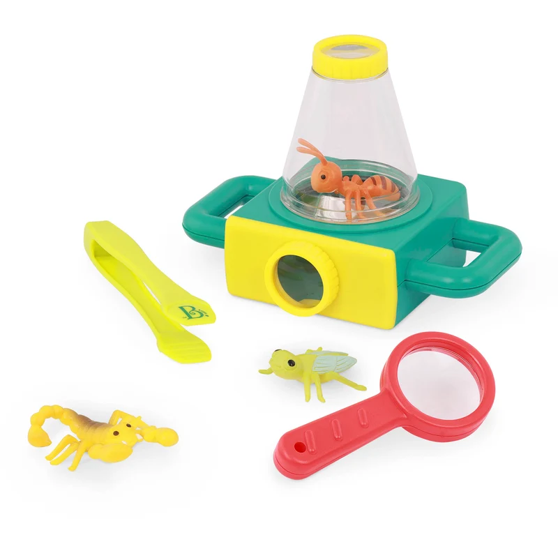 Set für kleine Insektenliebhaber mit Lupe und Aufklebern – Little Explorer