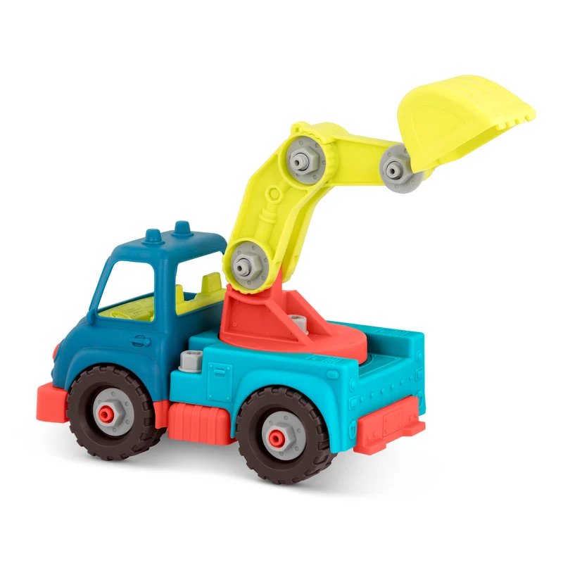 Lkw zum Zusammenstecken mit batteriebetriebenem Bohrer