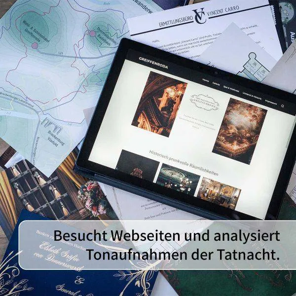 Ermittlerspiel: Das Bankett - Teil 1