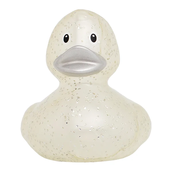 LiLaLu Badeente Konfetti Silber