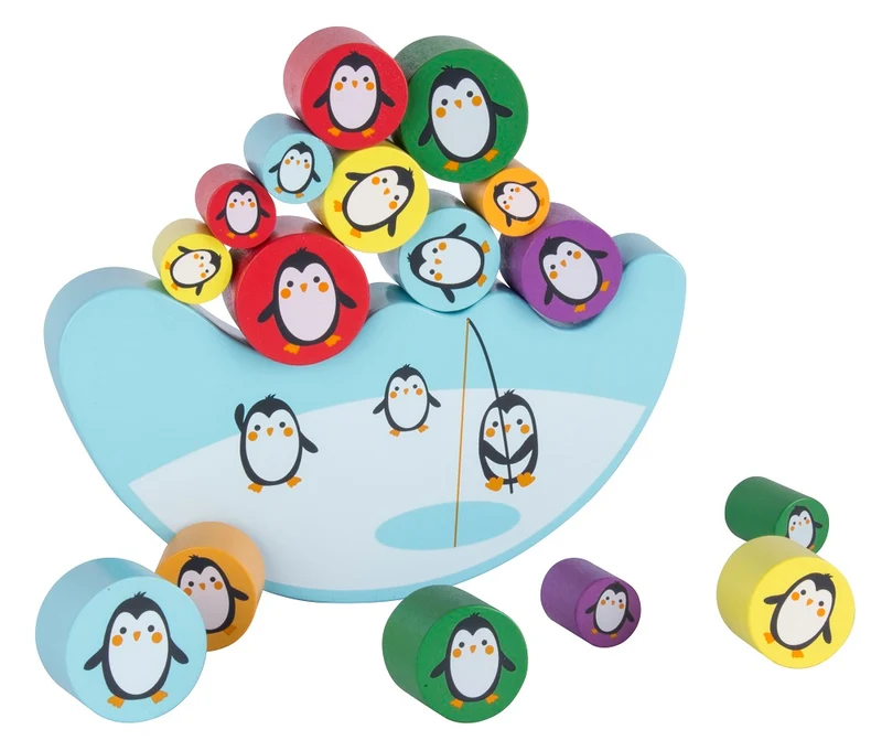 Geschicklichkeitsspiel – Balancierende Pinguine