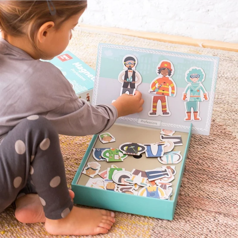 Magnetisches Puzzle – Berufe