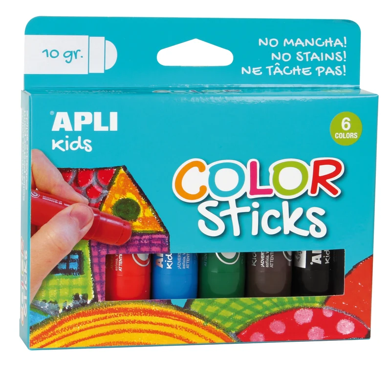 Farben in Stiftform – 6 Farben