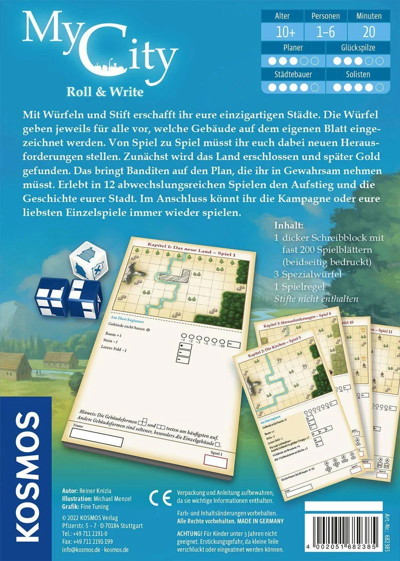 My City - Roll & Write DE