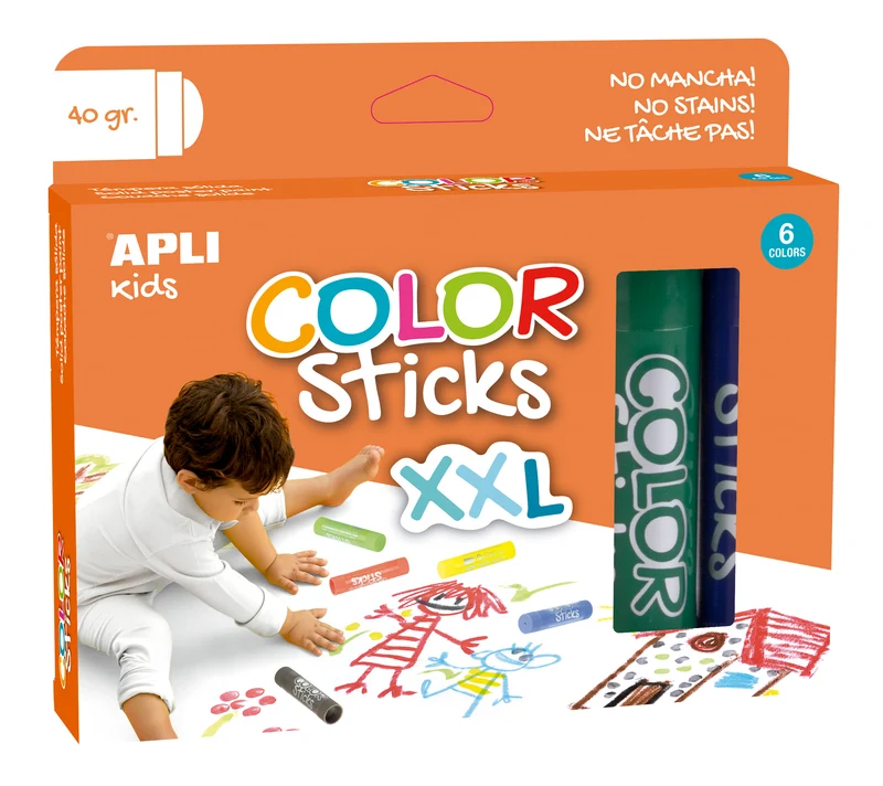 XXL-Farbstifte – 6 Farben