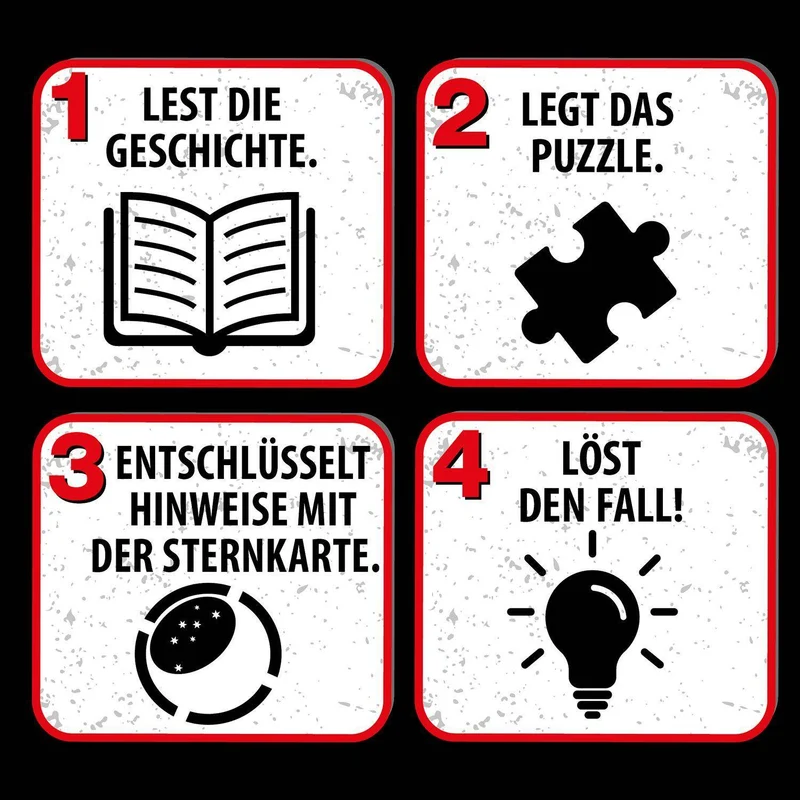 Krimipuzzle Die drei ??? Kids: Der gestohlene Stern