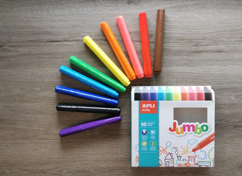 Jumbo-Filzstifte – 10 Farben