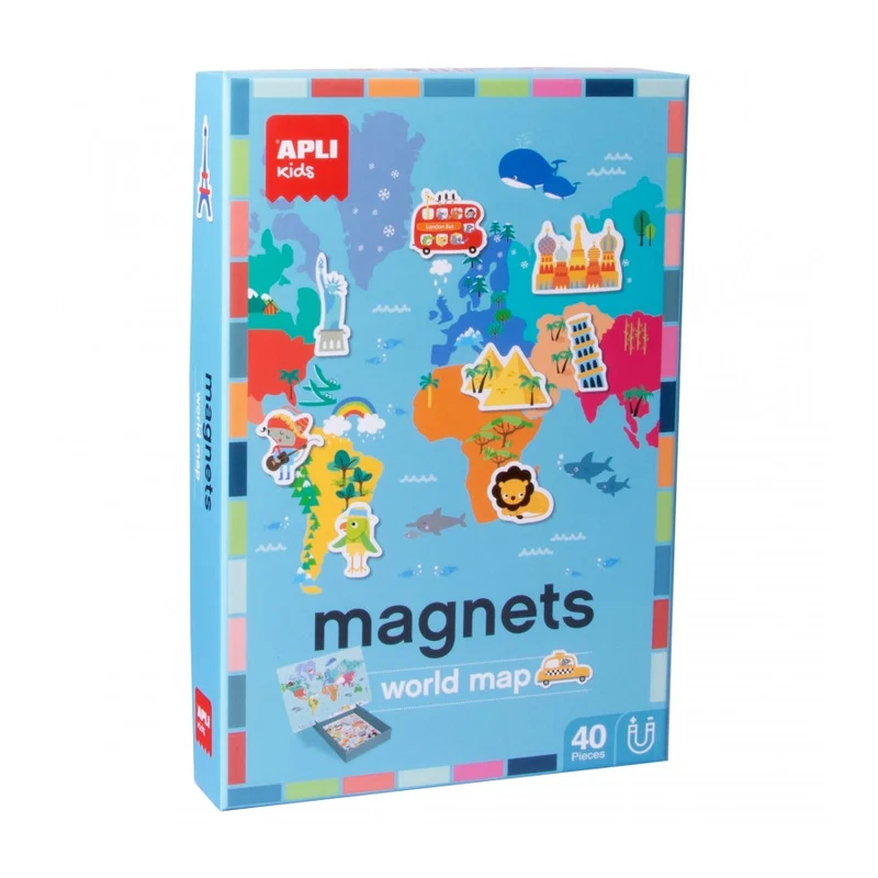 Magnetisches Puzzle – Weltkarte