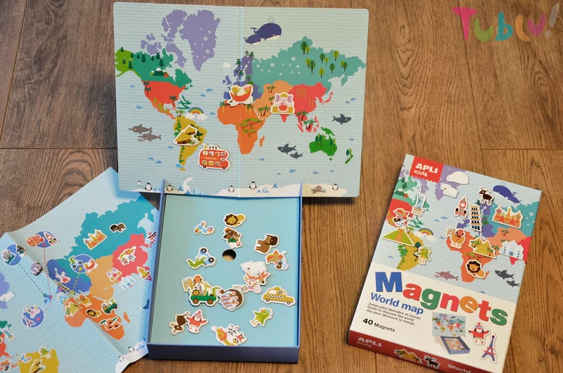 Magnetisches Puzzle – Weltkarte