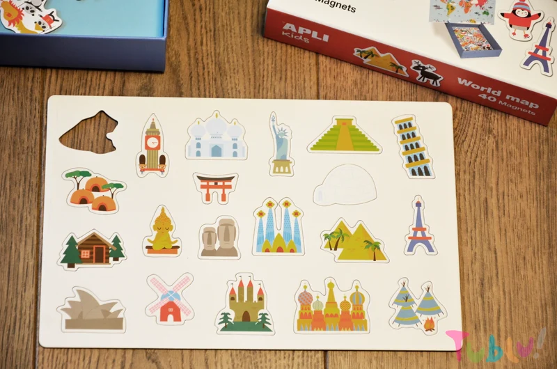 Magnetisches Puzzle – Weltkarte