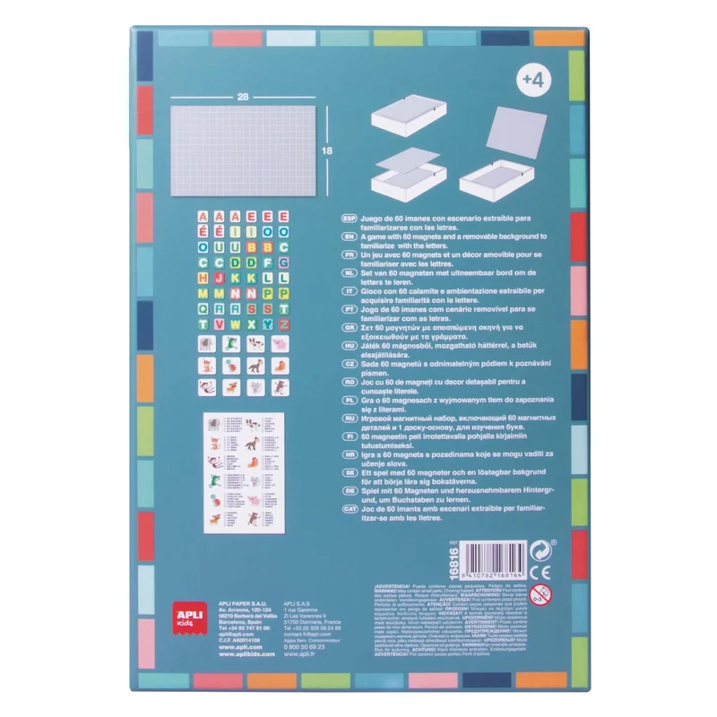 Magnetisches Puzzle – Buchstaben